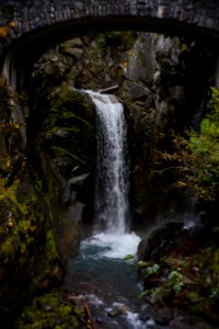 Falls near Mt. Rainier national park photo
