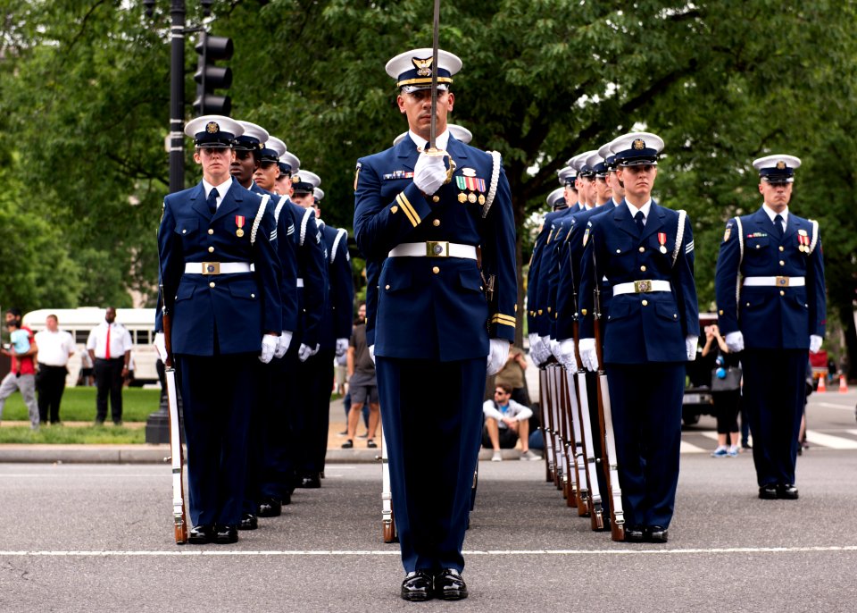 Coast Guard marches in D.C. Memorial Day Parade