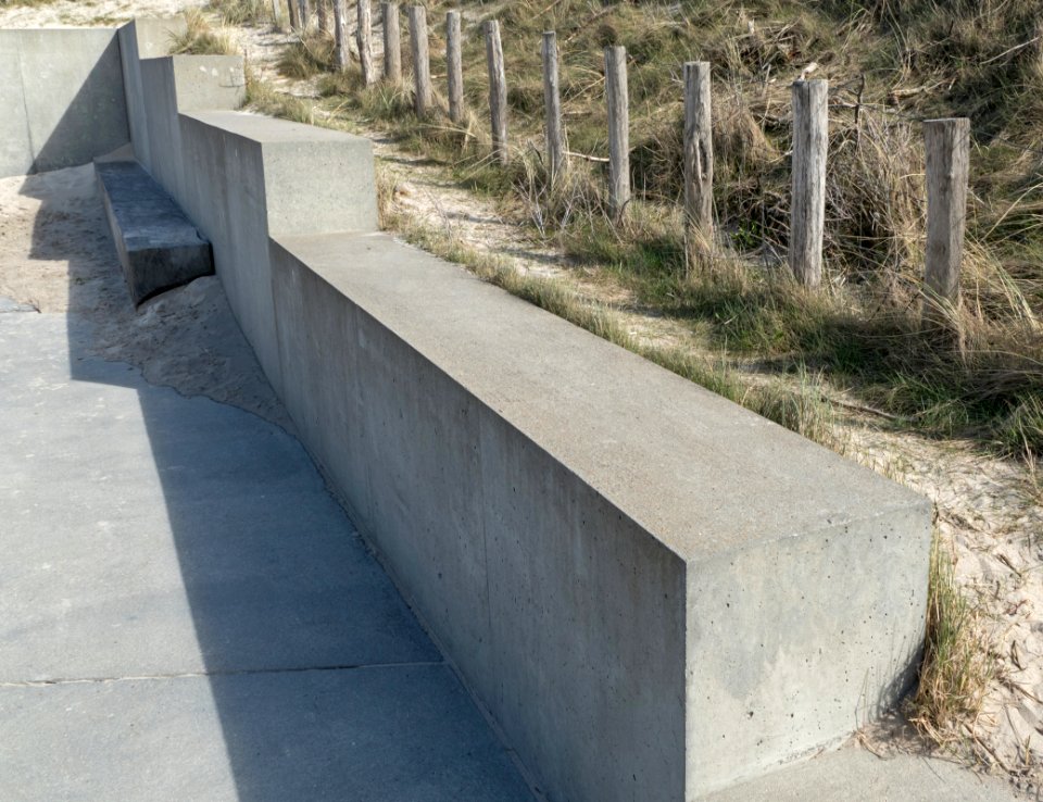 Concrete barrier at Nørre Vorupør