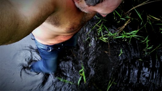 wet hiking photo