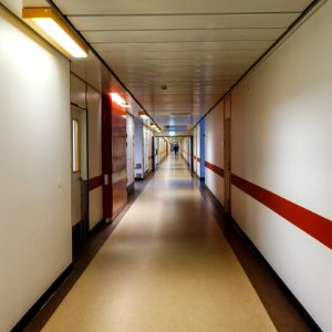 Corridor on the second level - NÄL hospital 2 photo
