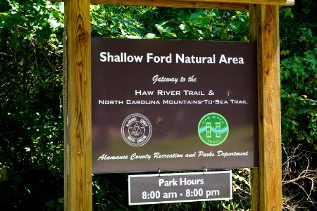 sign Shallow Ford Natural Area ncwetlands KG (1) photo