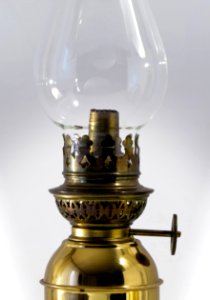 Burner on a kerosene lamp photo