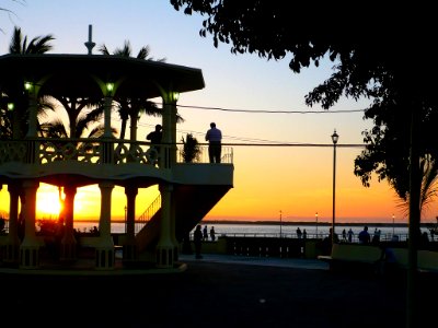 Kiosco del malecón de La Paz photo