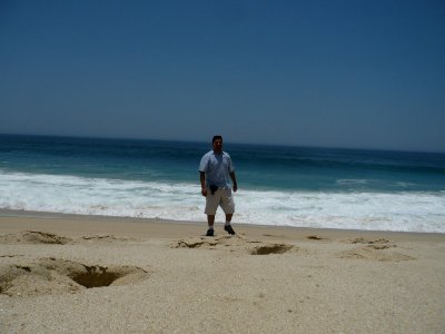 Mar Bravo playa cerca de Los Cabos lado océano Pacífico