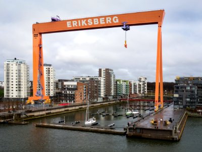 Eriksberg shipyard crane photo