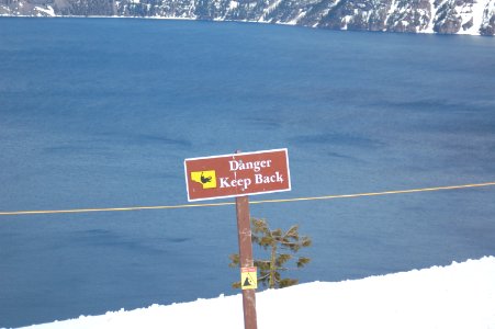 Danger keep out photo