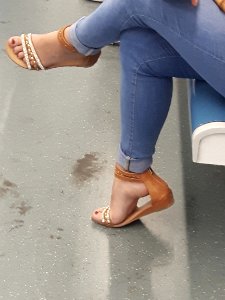 Feet and sandals photo