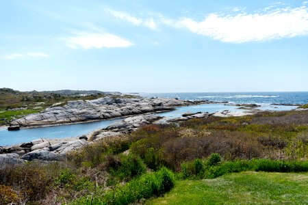 Peggy's Cove shoreline photo