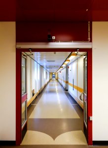 Corridor for clinical physiology - NÄL hospital 1 photo
