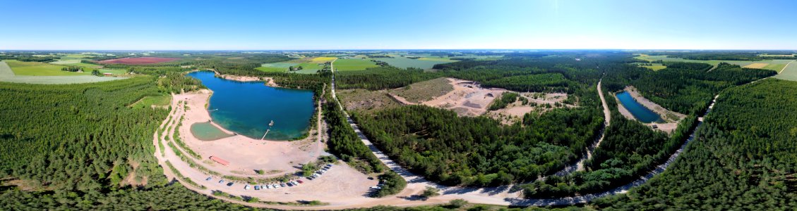 20180715 Mellilänjärvi drone panorama
