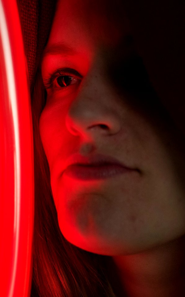 Lightsaber in the eye