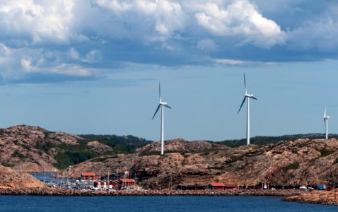 Wind turbines in Sivik, Lysekil photo