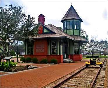 The Dickinson Station of the Galveston, Houston, & Henderson Railroad Co. (Dickinson, Texas)