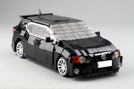 LEGO Lexus CT200h in scale 1:20 photo