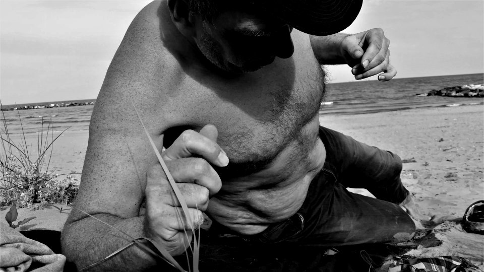 beach bw