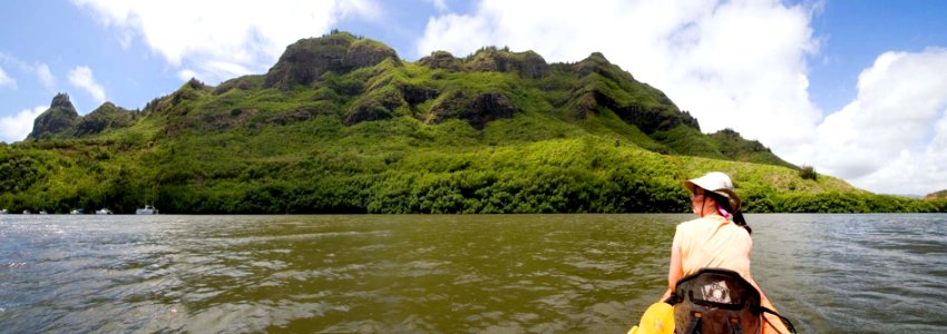 Kayaking the Hule'ia River