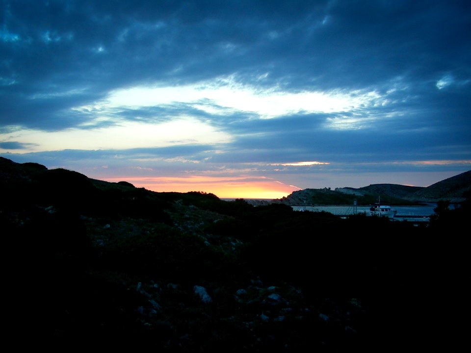 Sunset on a Kornati Island
