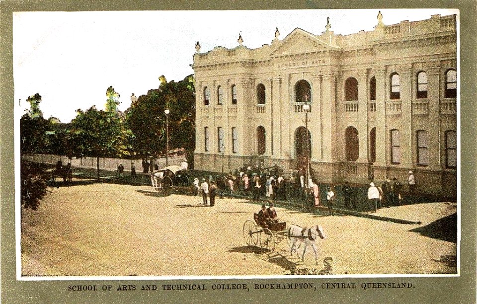 1908. Rockhampton School of Arts building.