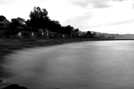 PLAYA TERRERS EN BLANCO Y NEGRO photo