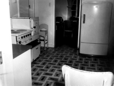 circa 1950. "Modern" kitchen with all the new conveniences