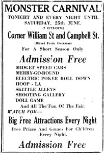 1949. Monster Carnival advertisement. TMB June 17, p.2