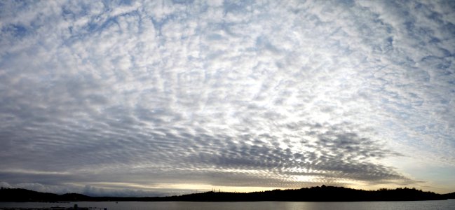 Clouds over Ryxö and Brofjorden