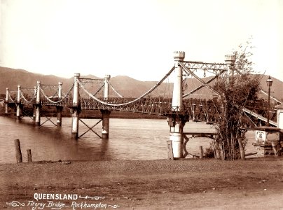 1894. Fitzroy Bridge, Rockhampton. photo