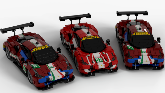 The building instructions for all 3 cars are finally done!
