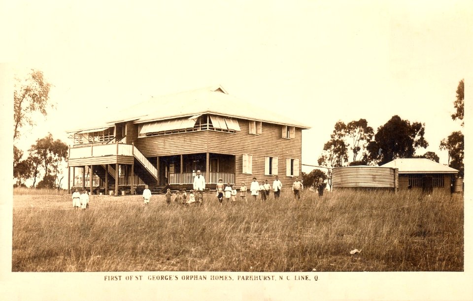Undated. Postcard. First of St George's Orphan Homes, Parkhurst.