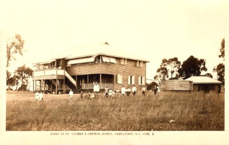 Undated. Postcard. First of St George's Orphan Homes, Parkhurst. photo