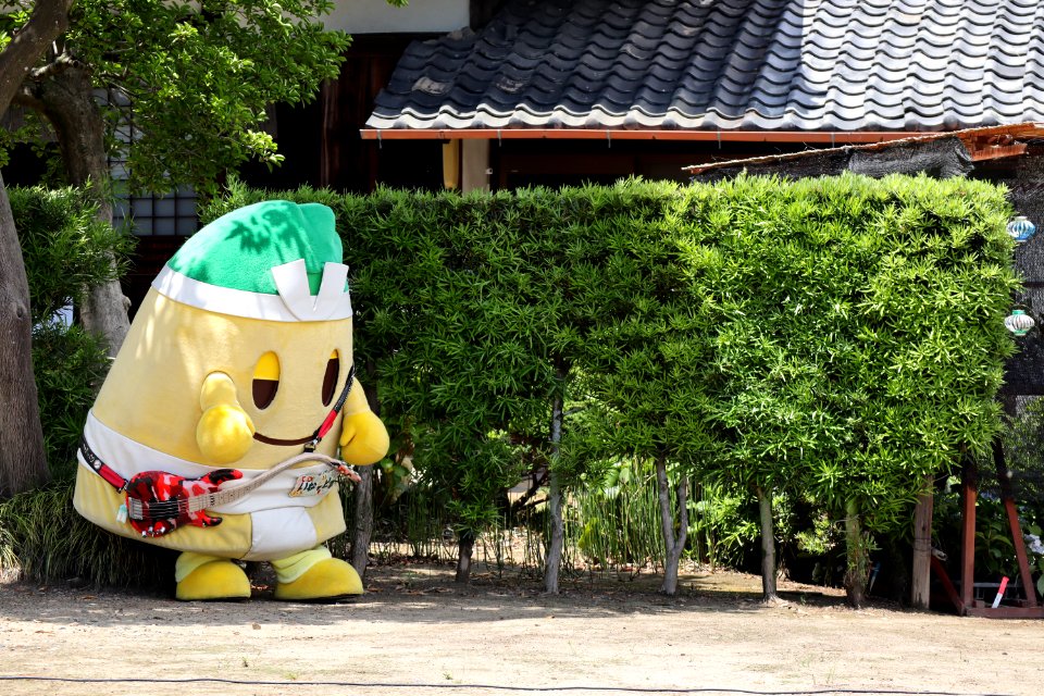 いなッピー、眠そう　Inappy, Inazawa city in Aichi.