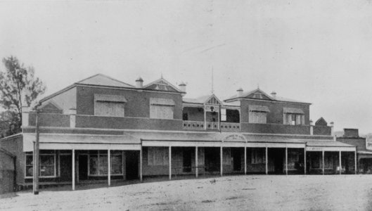 c. 1910. Mount Morgan. Second School of Arts building. photo