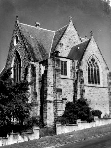 1947. St Andrew's Anglican Church South Brisbane, after the addition of the nave extension.