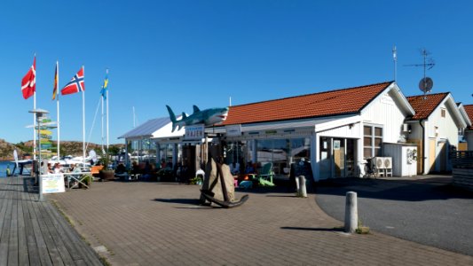 Restaurant Hajen in Malmön harbor photo