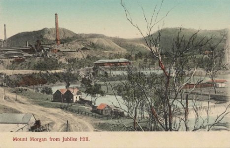 c. 1905. Mount Morgan from Jubilee Hill. photo