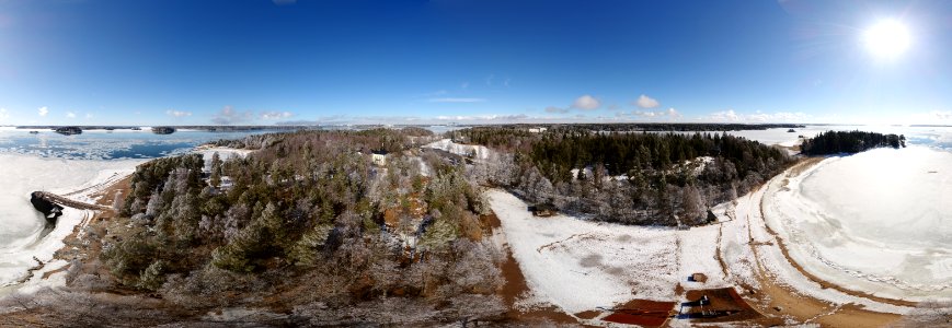 20180329 Ruissalo drone panorama 360