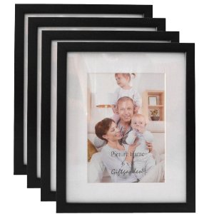 Giftgarden 8 x 6 Picture Photo Frames Synthetic Wood Frame 8x6 set 4 Pieces photo