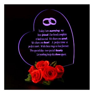 Giftgarden LED Gift Heart Decorations Wedding Gifts for Valentines Gifts photo