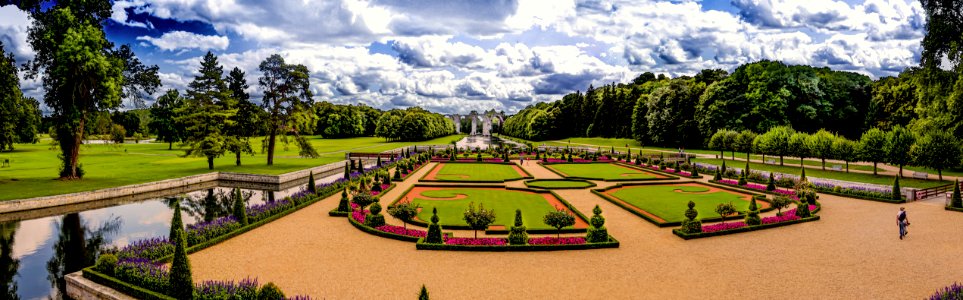 perspective du parc de Maintenon photo