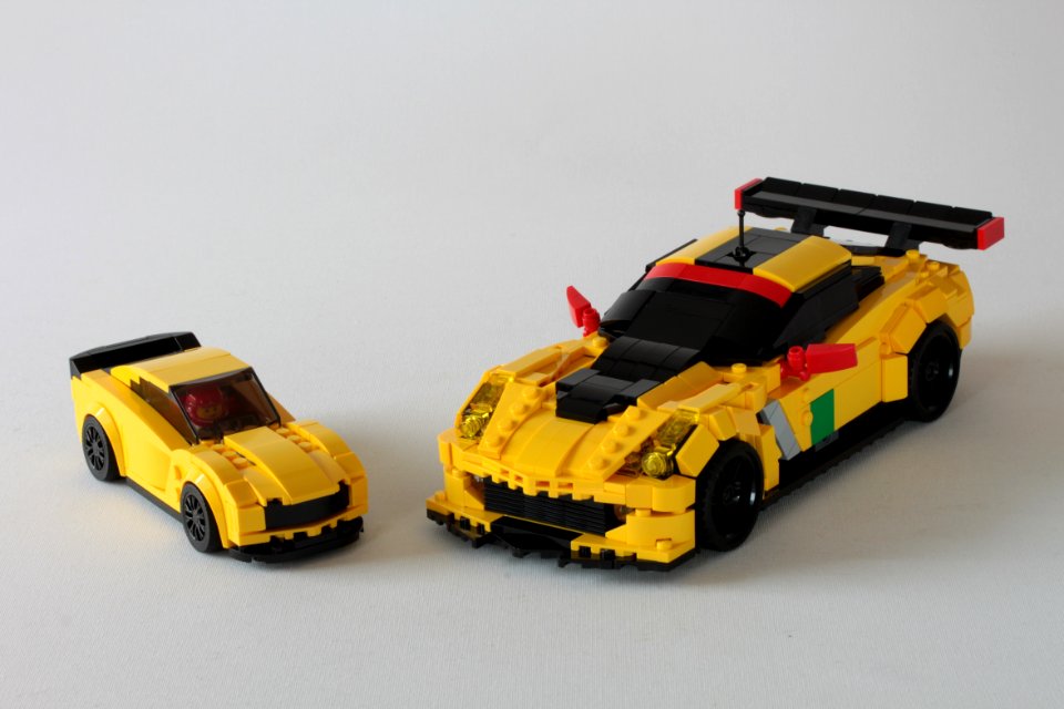 Without Makeup - Speed Champions vs LEGOLAND - Corvette