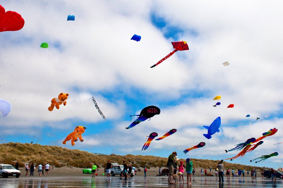 Kite Festival in New Brighton nz
