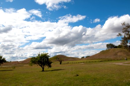 Burial mounds in old Uppsala.