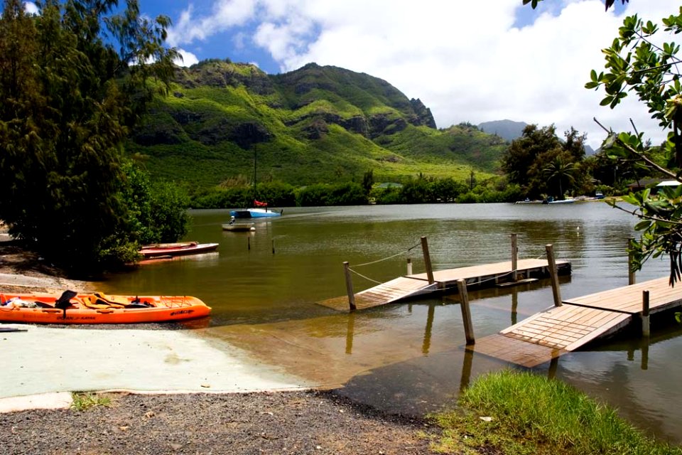 Kayaking the Hule'ia River