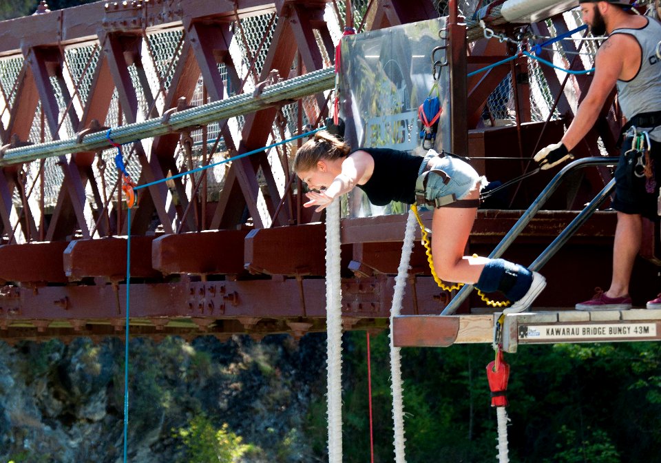 Bungy jump in Queenstown