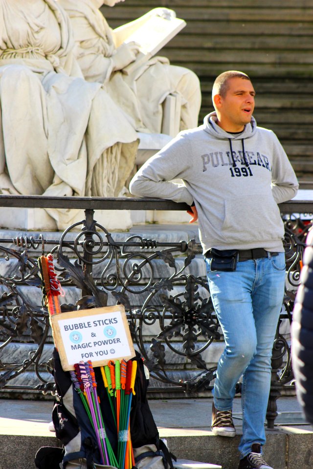 Bubble Seller, Gendarmenmarkt
