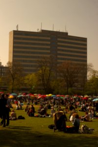 Building Overlooking Thai Park, Preussenpark, Wilmersdorf