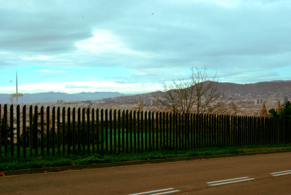 View of city on an overcast day