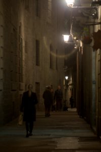 Alleyway at Nicht, Gothic Quarter
