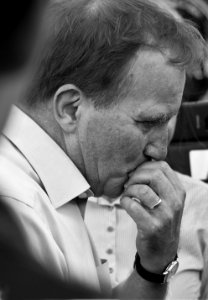 Stefan Löfven in Uppsala